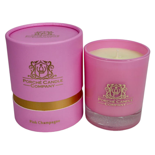 Porché Candle Co Luxury 8oz Candle - Pink Champagne