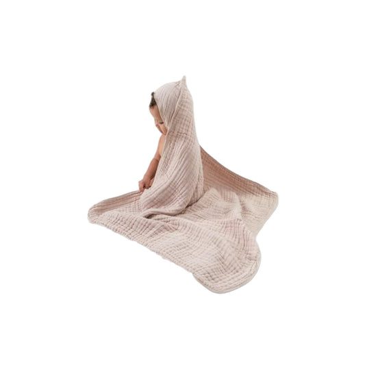 Baby Hooded 9 Layer Muslin Cotton Towel For Kids