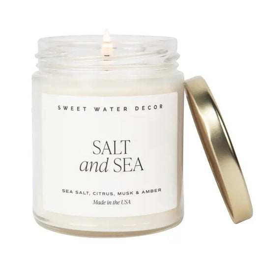 Salt and Sea 9 oz Soy Candle